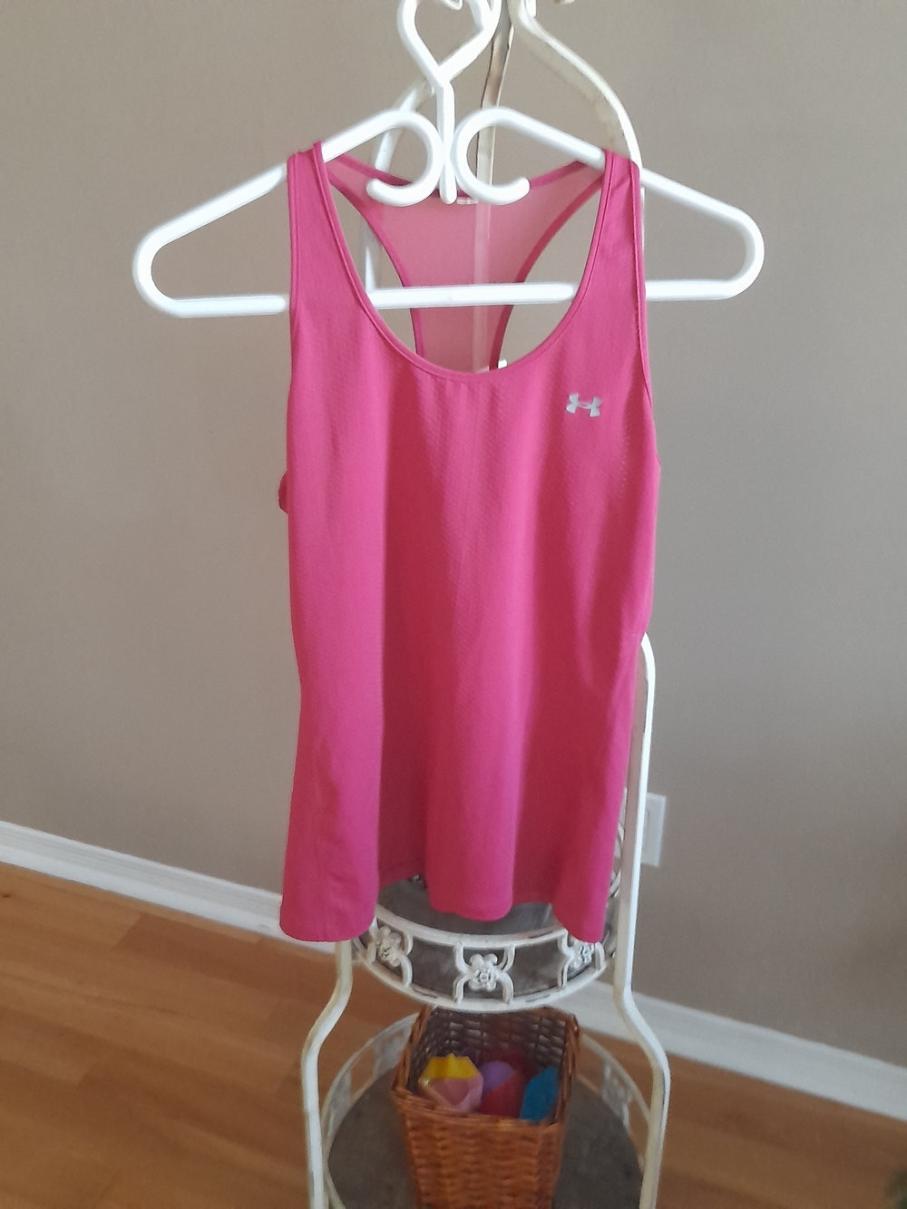 Under Armour Women’s Pink Racerback Training Tank - Picture 2 of 6